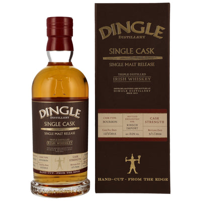 Dingle Distillery 2015/2024 8 Jahre – Bourbon Cask Triple Distilled Irish Single Malt Whiskey Bottled exclusively for Kirsch Import 59,2% Vol.