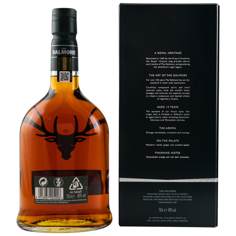 Dalmore 15 yo 40% Vol.