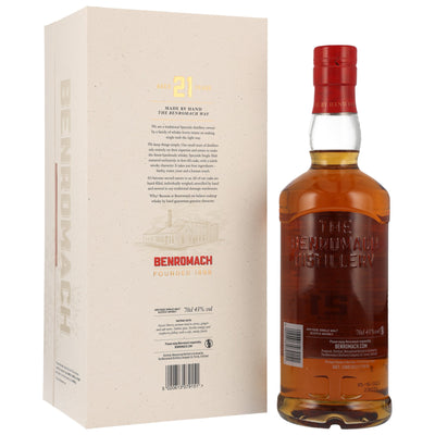 Benromach 21 y.o. Speyside Single Malt Scotch Whisky 43% Vol.