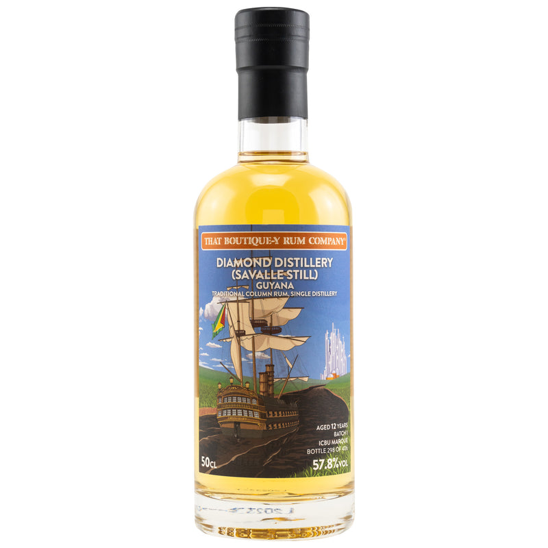 Diamond Distillery (Savalle Still), Guyana - Trad. Column Rum 12 yo - Batch 1 (That Boutique-y Rum Company) 57.8% Vol.