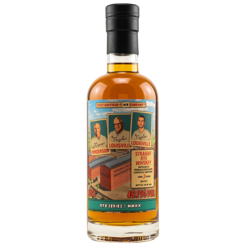 Kentucky Peerless Rye 3 yo - Batch 1 (That Boutique-Y Rye Company) 49.1% Vol.