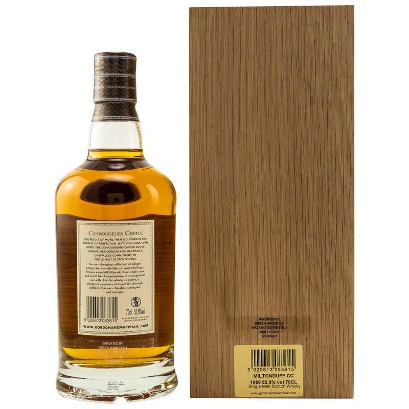 Miltonduff 1989/2021 G&amp;M CC CS 52.9% Vol.