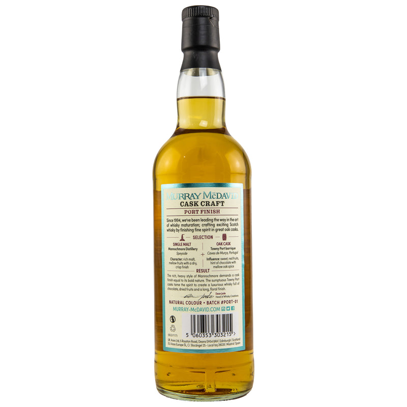 Mannochmore Port Cask Finish - Murray McDavid 44.5% Vol.