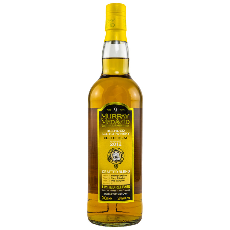 Cult of Islay 2012 - 9 yo - Batch 3 Murray McDavid 50% Vol.