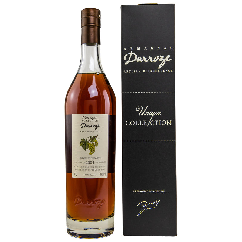 Armagnac Darroze Domaine Duporte 2004 100% Baco Single Cask for Germany 47,5% Vol.