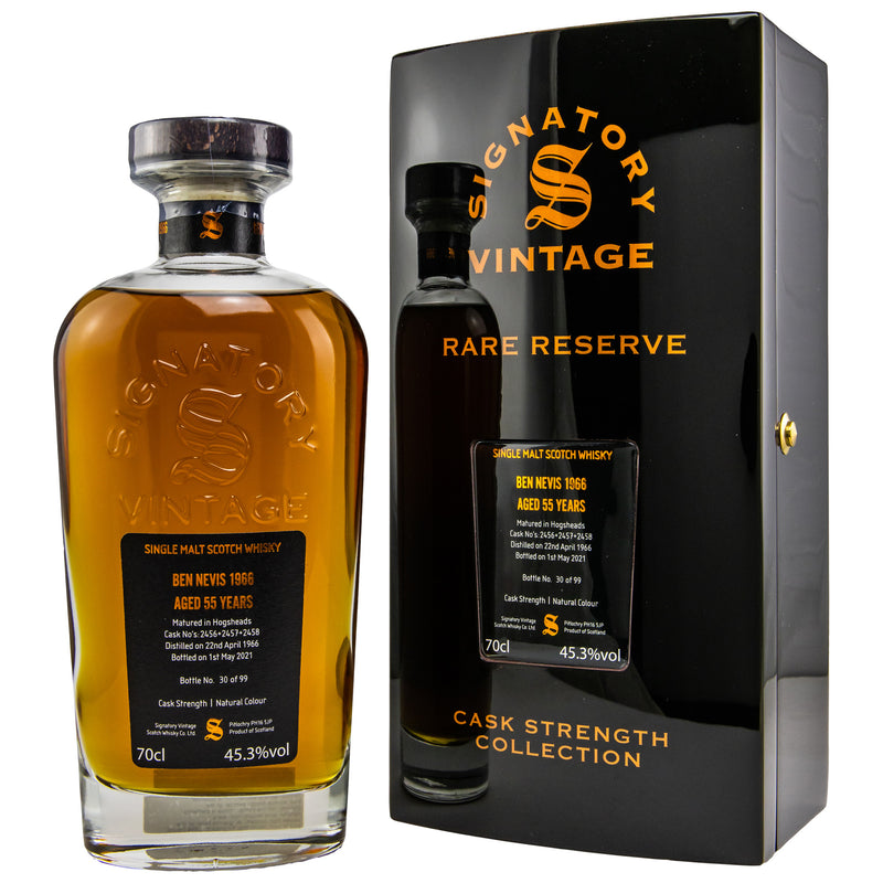 Ben Nevis 1966 Rare Reserve 55 yo - Signatory 