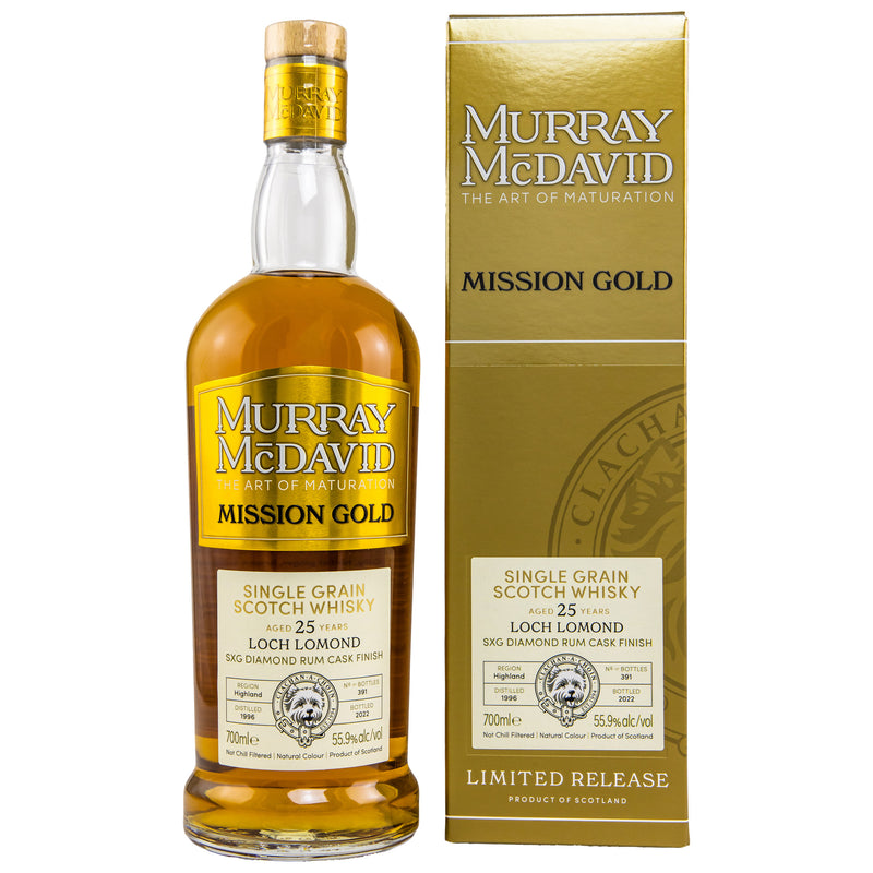 Loch Lomond 1996/2022 - 25 yo - SXG Diamond Rum Cask - Murray McDavid 55.9% Vol.