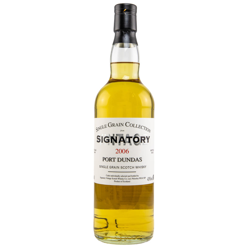 Port Dundas 2006/2022 - 15 yo - Signatory Single Grain 43% Vol.