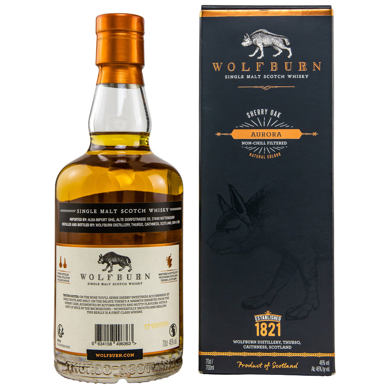 Wolfburn Aurora 46.0% Vol.