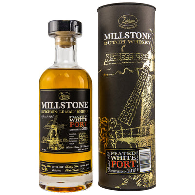 Millstone 2018/2022 - 4 yo - Single Malt Peated White Port Cask - Special #25 46% Vol.