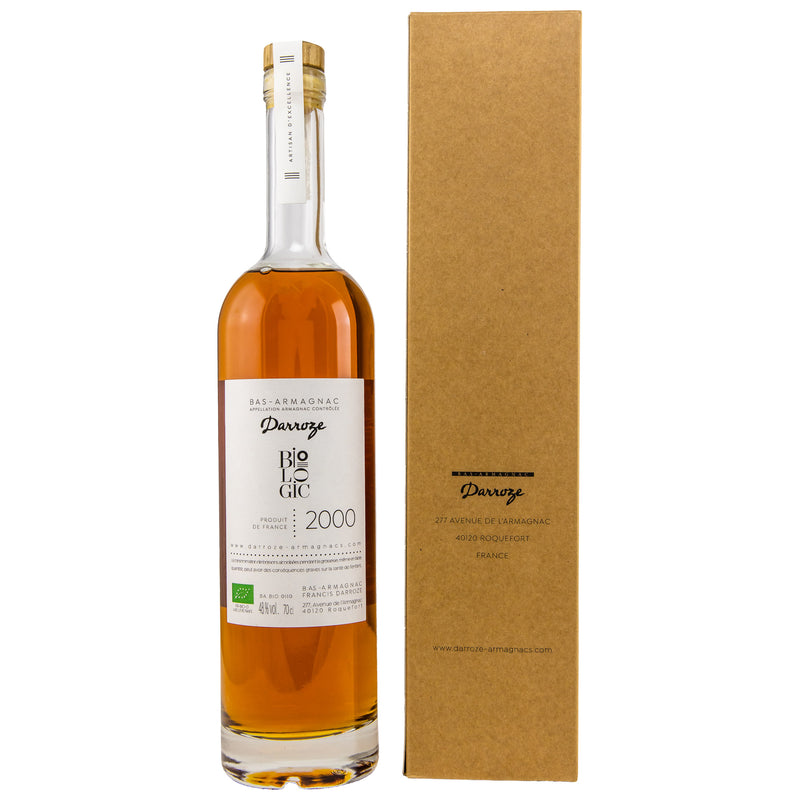 Armagnac Darroze Biologic 2000/2023 23 years 48% Vol.