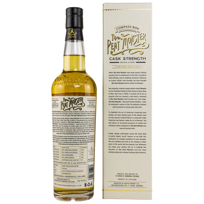 The Peat Monster – Cask Strength Limited Edition Compass Box Blended Malt Scotch Whisky 56,7% Vol.