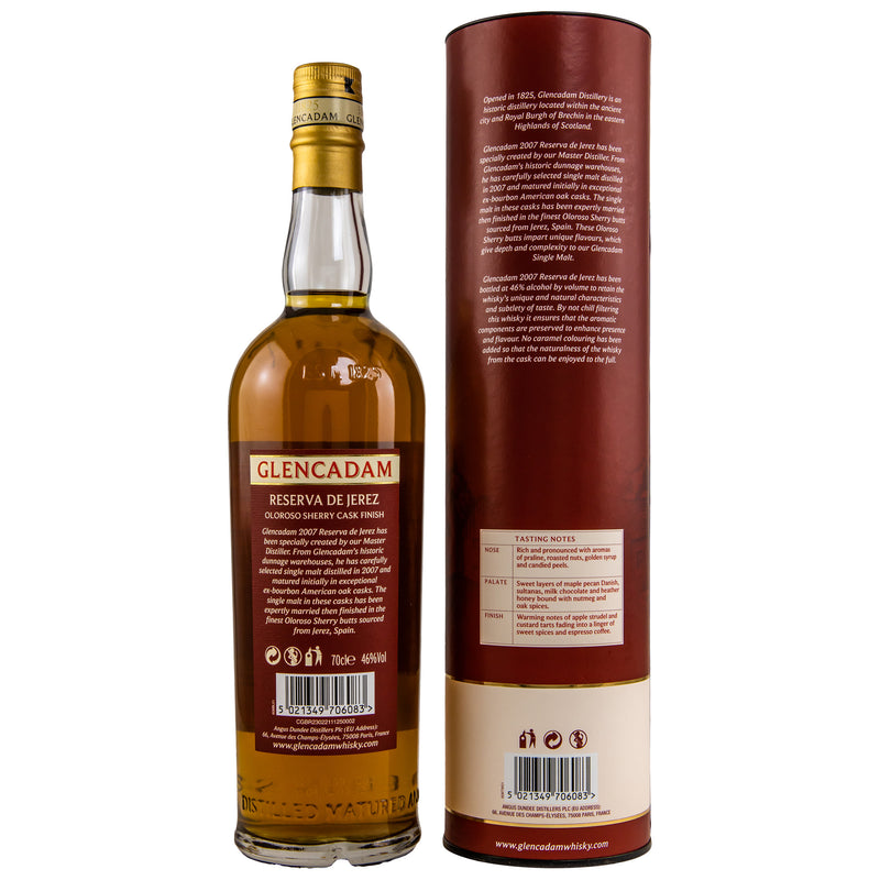 Glencadam 15 yo Reserva de Jerez Oloroso Cask 46% Vol.