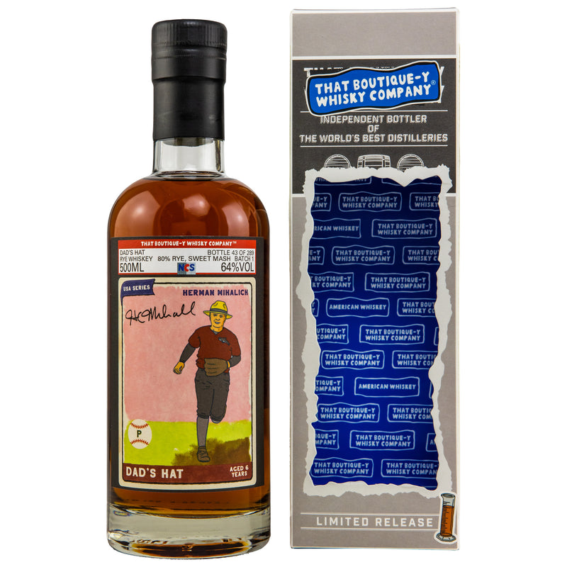 Dads Hat 6 yo - Batch 1 (That Boutique-Y Whiskey Company) 64% Vol.