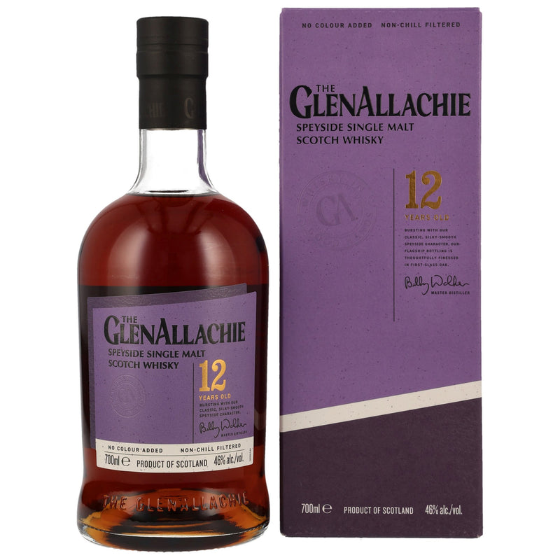 The GlenAllachie 12 y.o. Speyside Single Malt Scotch Whisky 46% Vol.