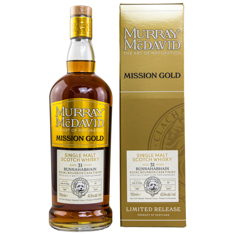 Bunnahabhain 1991/2023 - 31 yo - Murray McDavid 42.6% Vol.