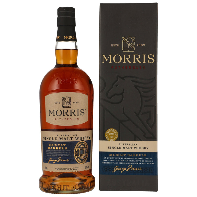 Morris Muscat Barrels Australian Single Malt Whisky 46% Vol.