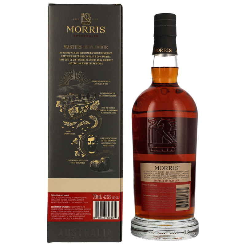 Morris Port Barrels Australian Single Malt Whisky 47,5% Vol.