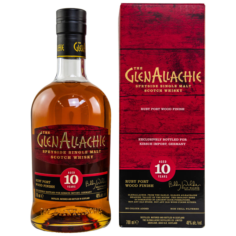 GlenAllachie 10 yo Ruby Port Wood Finish - Germany Exclusive 48% Vol.