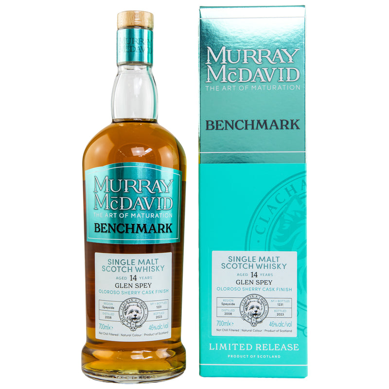 Glen Spey 2008/2023 - 14 y.o. - 1st Fill Oloroso Cask - Murray McDavid 46% Vol.