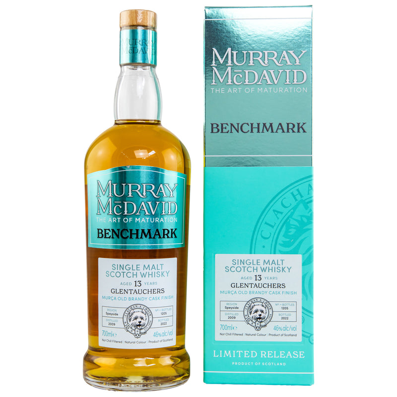 Glen Tauchers 2009/2022 - 13 yo - Murca Old Brandy Cask - Murray McDavid 46% Vol.