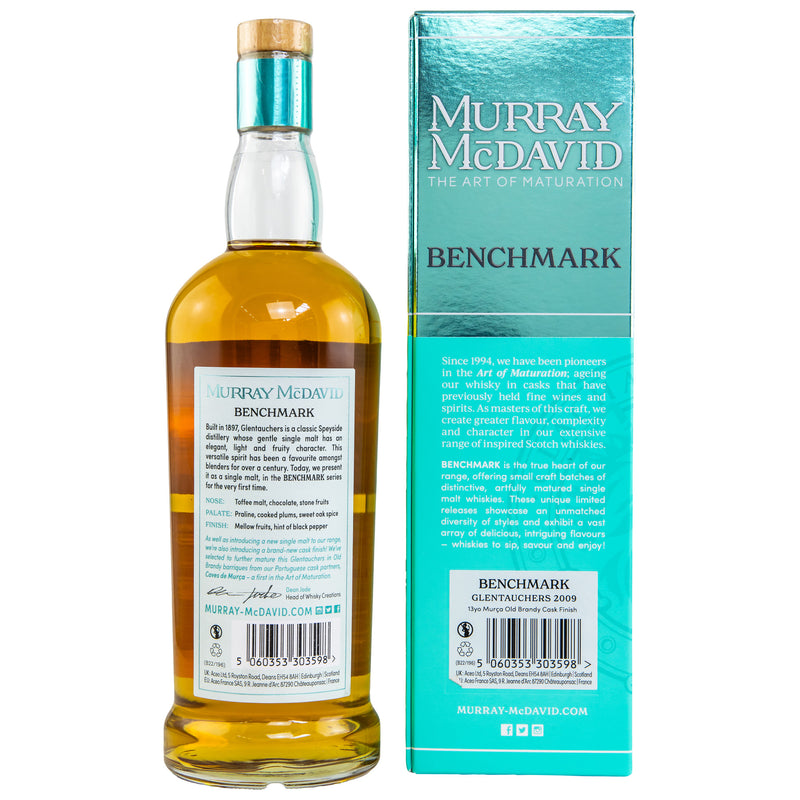 Glentauchers 2009/2022 - 13 y.o. - Murca Old Brandy Cask - Murray McDavid 46% Vol.