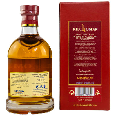 Kilchoman 2014/2023 - 8 y.o. Armagnac Finish #1+641/2014 53,6 % Vol.