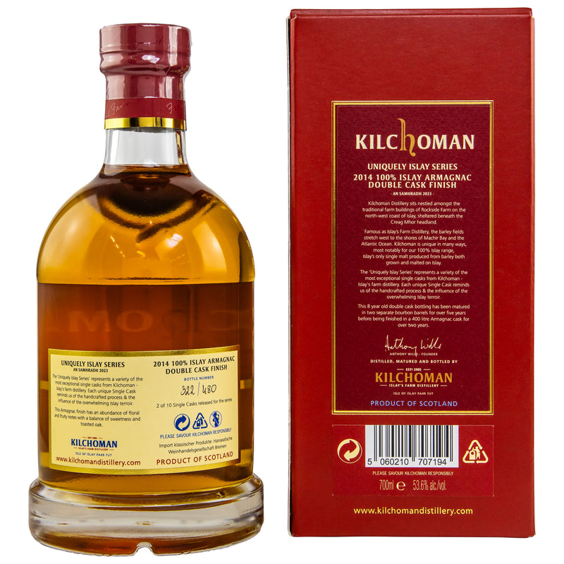 Kilchoman 2014/2023 - 8 y.o. Armagnac Finish 