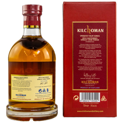 Kilchoman 2014/2023 - 8 y.o. Sauternes Finish #713/2014 54% Vol.