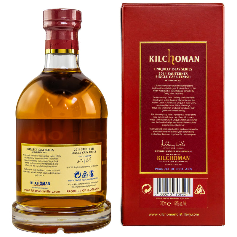 Kilchoman 2014/2023 - 8 yo Sauternes Finish 