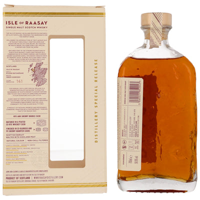 Isle of Raasay Single Malt Whiskey - Single Cask #22/666 - Peated Sherry 58.6% Vol.