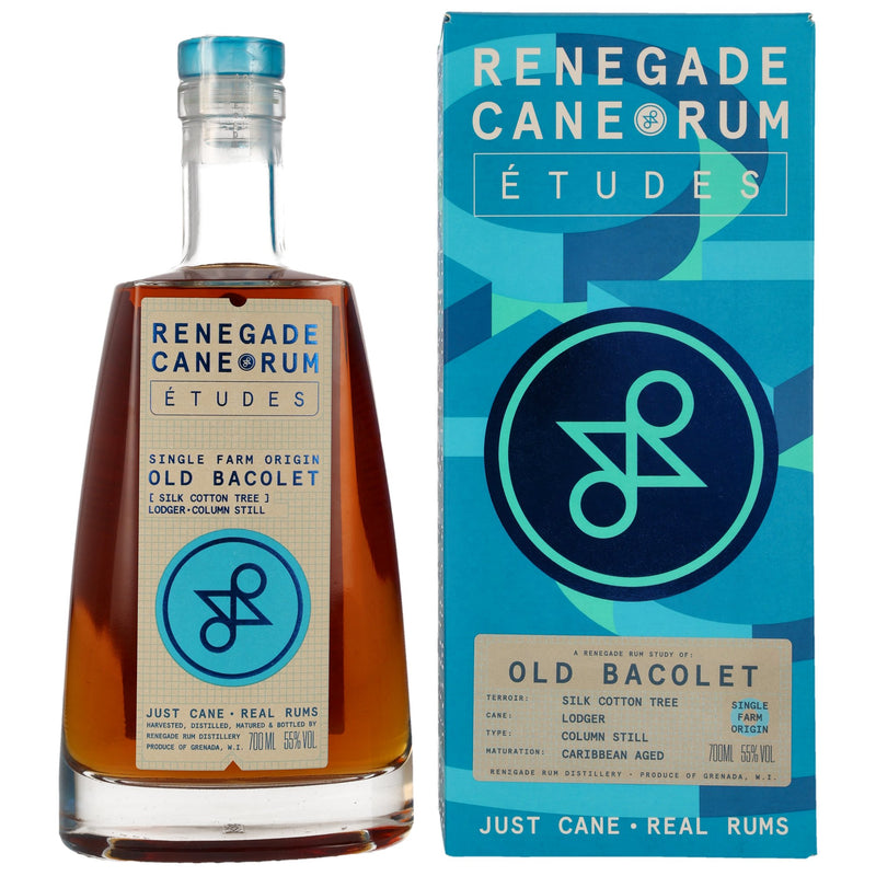 Old Bacolet – Études Renegade Single Farm Origin Pure Cane Rum 55% Vol.