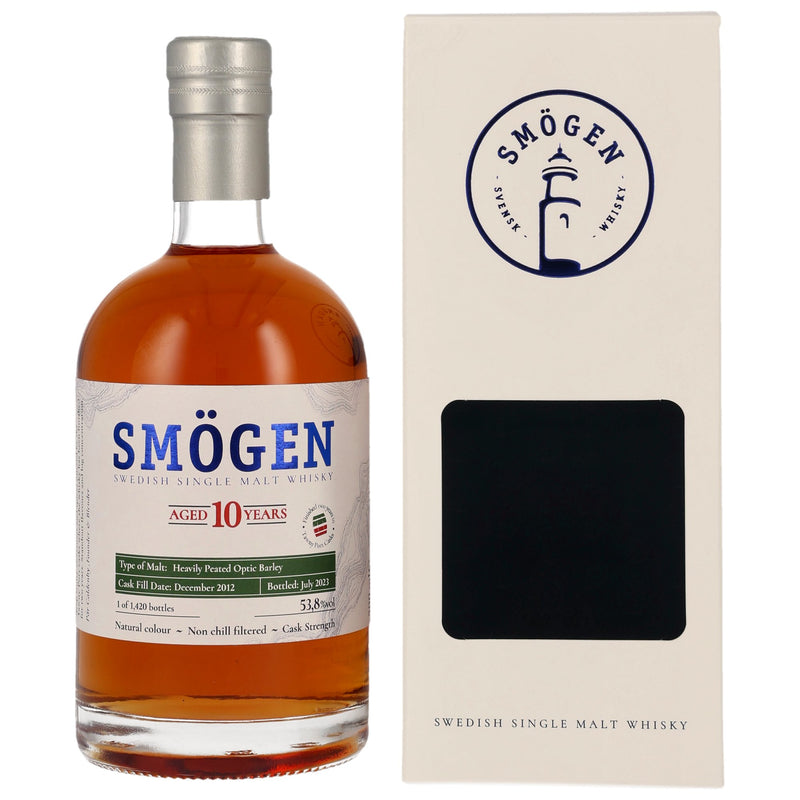 Smögen Swedish Single Malt Whiskey 2012/2023 Port Cask 10 yo 53.8% Vol.