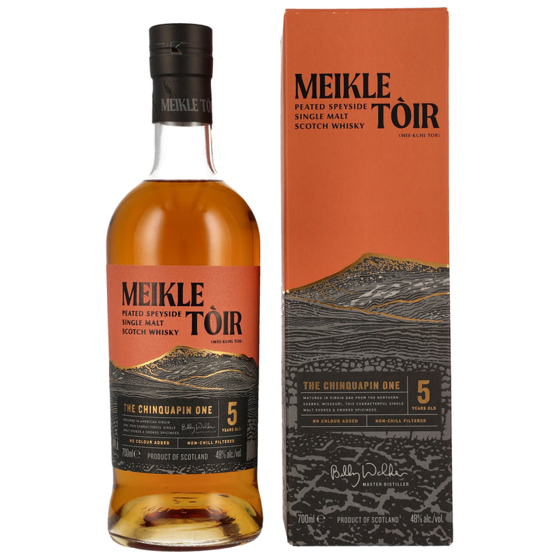 Meikle Toir 5 y.o. The Chinquapin One - Heavily Peated GlenAllachie 48% Vol.