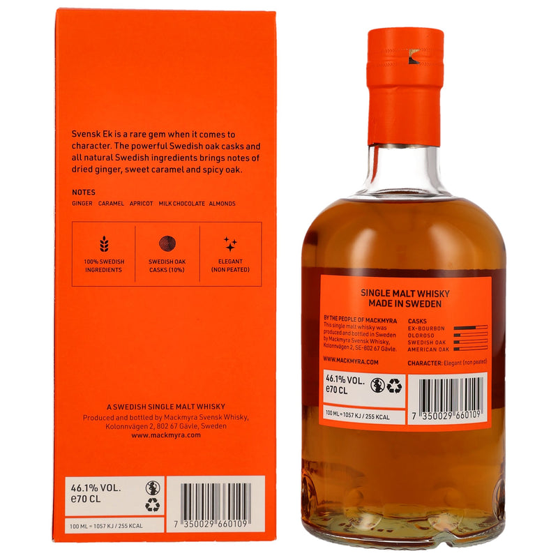 Mackmyra Svensk Ek - new equipment 2023 46.1% Vol.