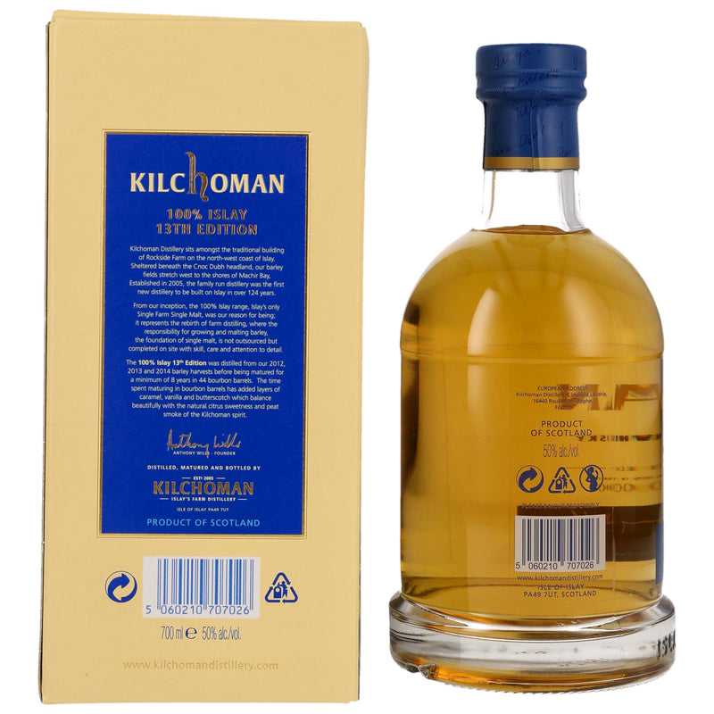 Kilchoman 100% Islay - 13th Edition (2023) 50% Vol.