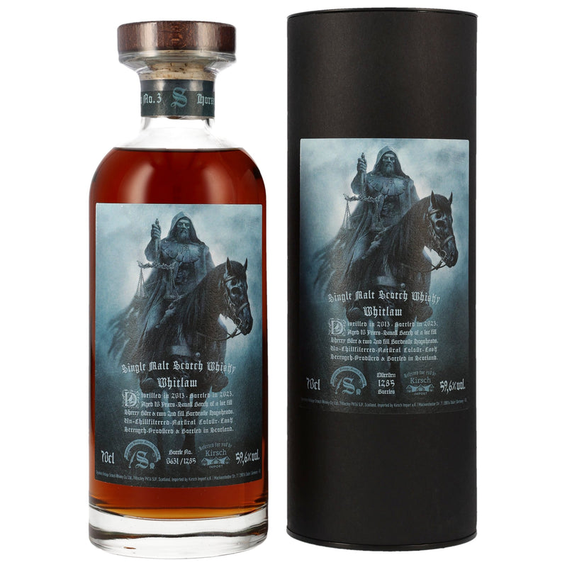 Whitlaw 2013/2023 – Horseman No.3 Signatory Vintage Island Single Malt Scotch Whiskey Bottled for you by Kirsch Import 59.6% Vol.