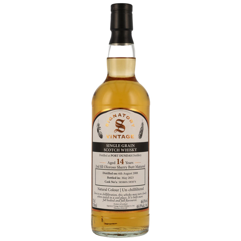 Port Dundas 2008/2023 Single Grain Whisky The Un-Chillfiltered Collection 46% Vol.