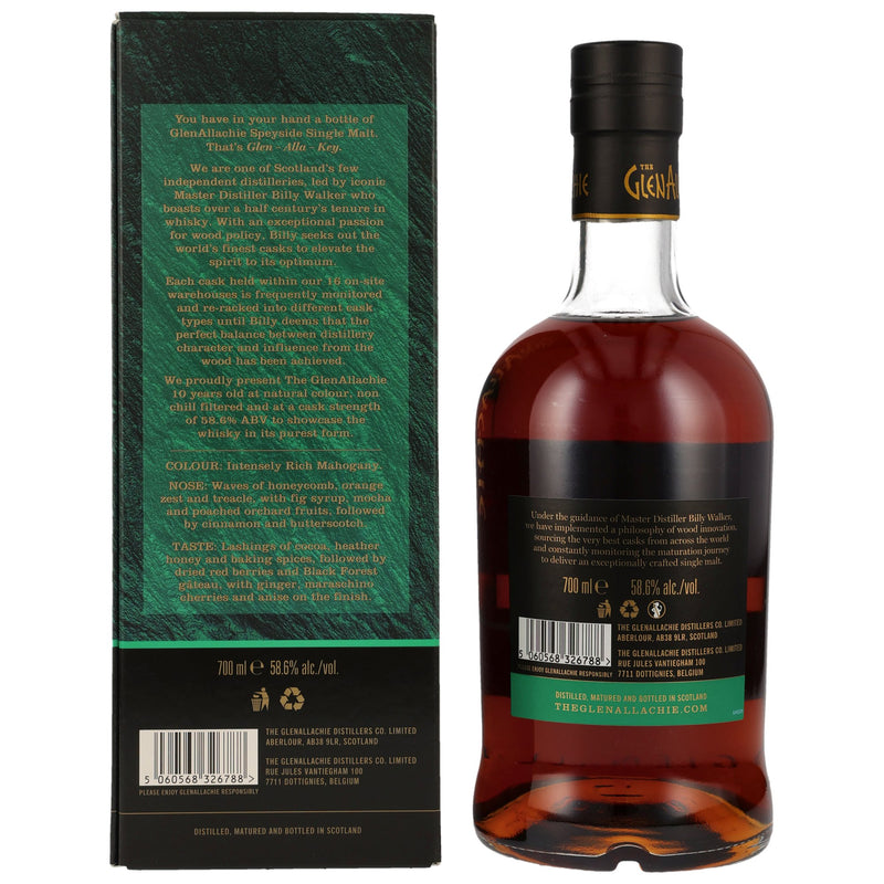 The GlenAllachie 10 yo Cask Strength – Batch 10 Speyside Single Malt Scotch Whiskey 58.6% Vol.