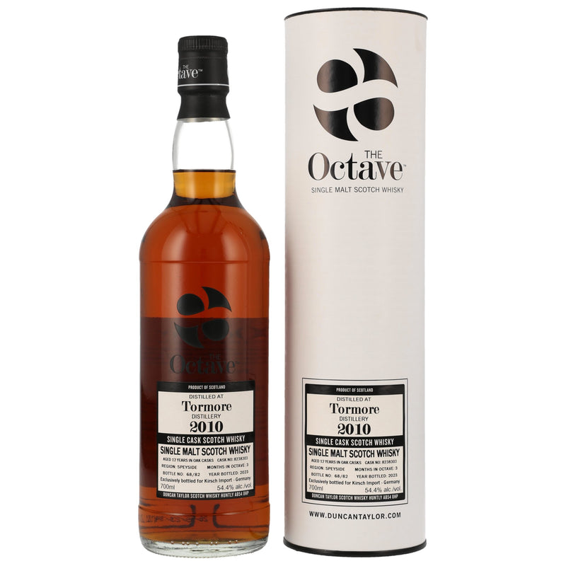 Tormore 2010/2023 – The Octave Duncan Taylor Speyside Single Malt Scotch Whiskey Exclusively bottled for Kirsch Import 54.4%