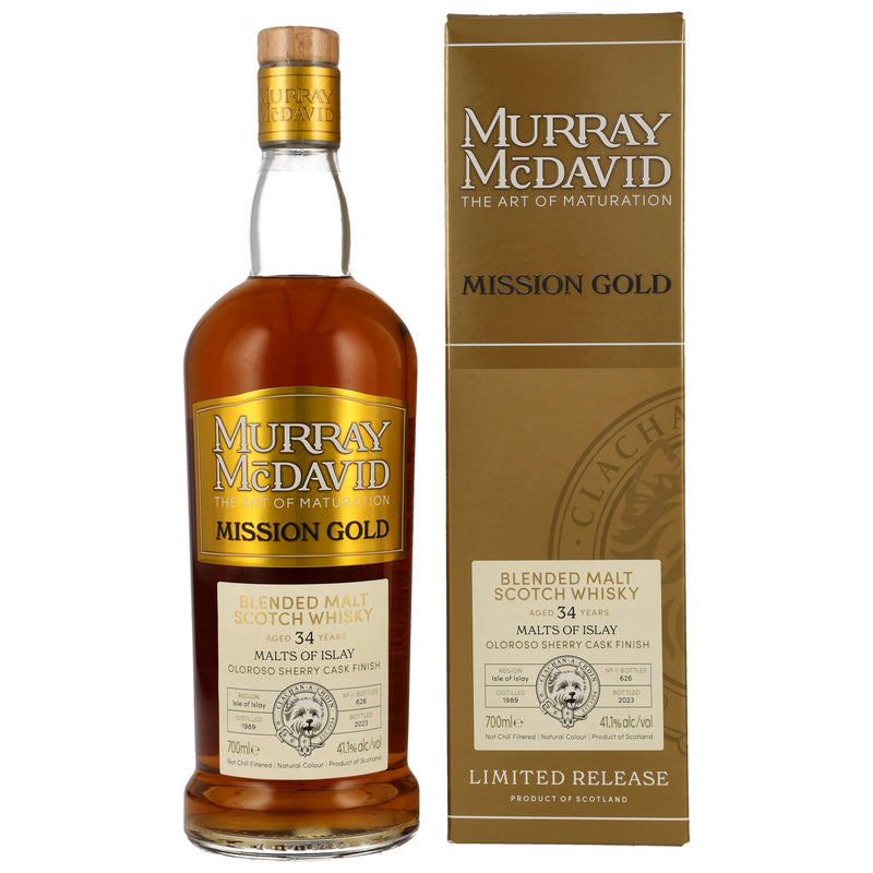 Malts of Islay 1989/2023 - 34 yo - Oloroso Sherry Cask - Murray McDavid 41.1% Vol.