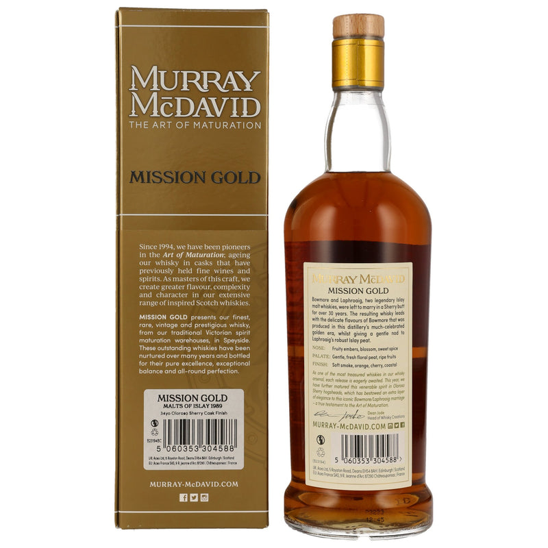 Malts of Islay 1989/2023 - 34 yo - Oloroso Sherry Cask - Murray McDavid 41.1% Vol.