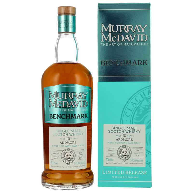 Ardmore 2013/2023 - 10 y.o. - Pinot Noir Cask - Murray McDavid 53,5% Vol.