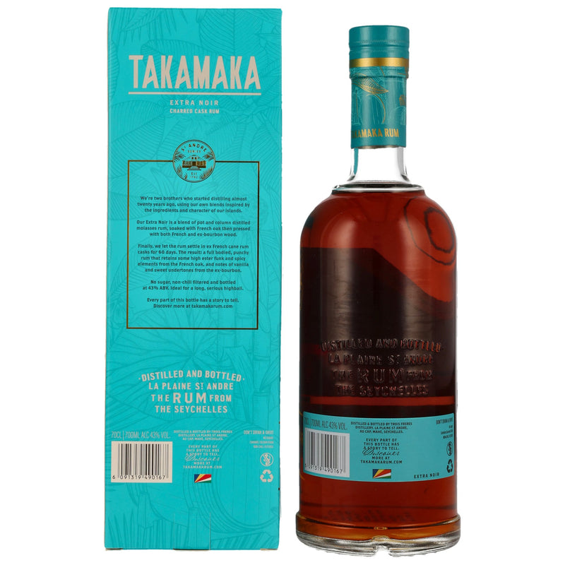 Takamaka Extra Noir Rum 43% Vol.