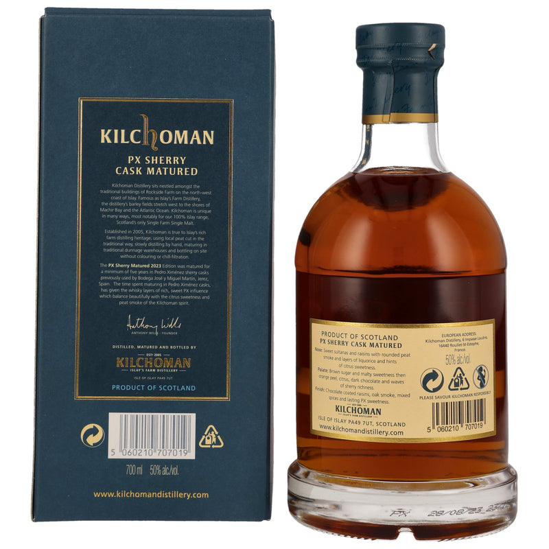 Kilchoman PX Sherry Cask Matured 50% Vol.