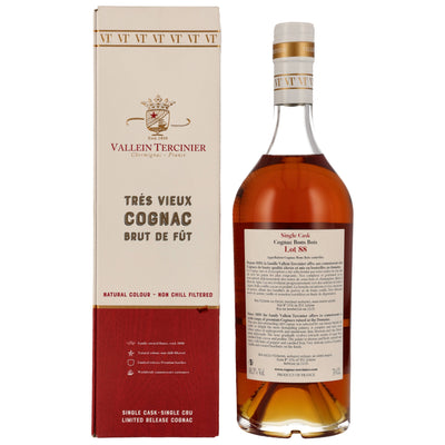 Cognac Bons Bois Lot 88 – Single Cask Vallein Tercinier 48,3% Vol.