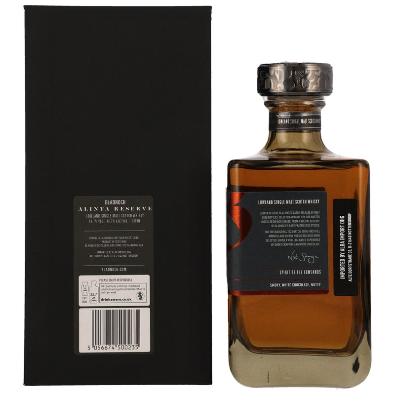 Bladnoch Alinta Reserve 2023 46.7% Vol.