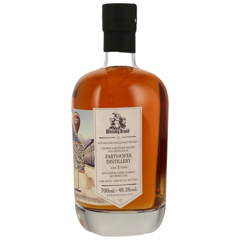 Whisky Druid - Farthofer 5 y.o. Austrian Whisky - New charred Red Wine Cask 