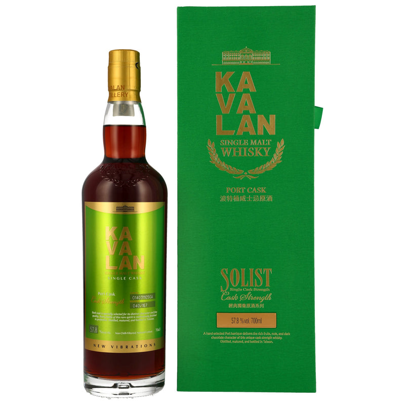 Kavalan Port Cask 0140311050A New Vibrations 57,8% Vol.