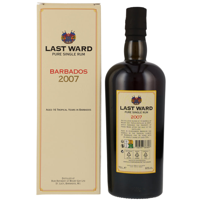Last Ward 2007 - 16 y.o. - Barbados Rum 60% Vol.